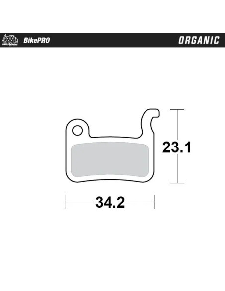 MOTO-MASTER Bremsbeläge - BRAKE PAD ORGANIC