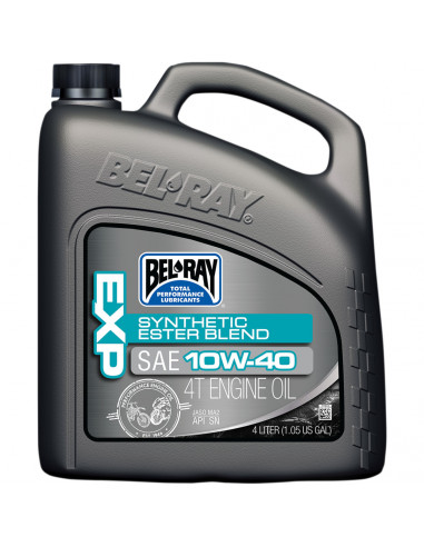 BEL-RAY EXP HALBSYNTHETISCHE ESTER-MISCHUNG 4-TAKT-MOTORENÖL 10W-40 4 LITER Bild 2 BEL-RAY EXP HALBSYNTHETISCHE ESTER-MISCHUNG 4-TAKT-MOTORENÖL 10W-40 4 LITER Bild 2