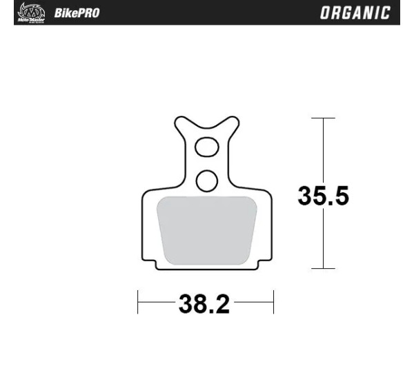 MOTO-MASTER Bremsbeläge - BRAKE PAD ORGANIC