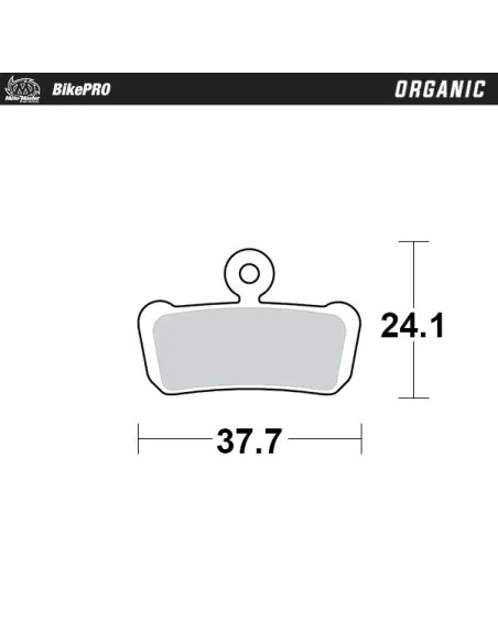MOTO-MASTER Bremsbeläge - BRAKE PAD ORGANIC