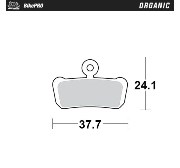 MOTO-MASTER Bremsbeläge - BRAKE PAD ORGANIC