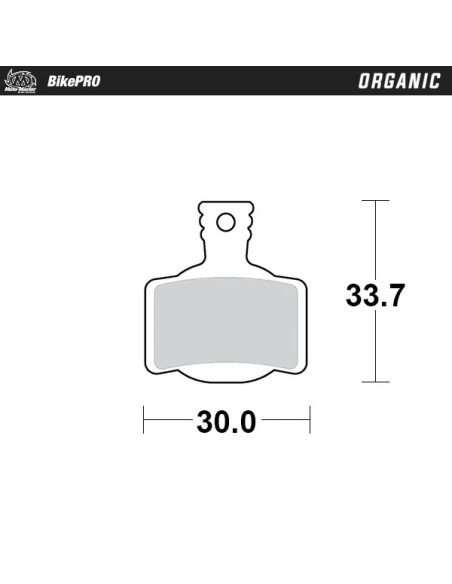 MOTO-MASTER Bremsbeläge - BRAKE PAD ORGANIC