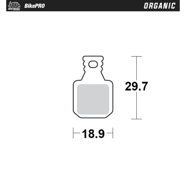 MOTO-MASTER Bremsbeläge - BRAKE PAD ORGANIC