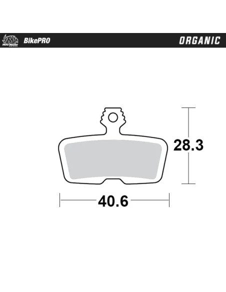 MOTO-MASTER Bremsbeläge - BRAKE PAD ORGANIC