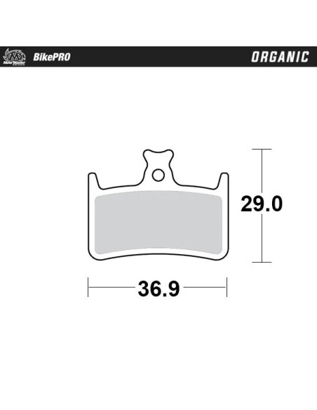 MOTO-MASTER Bremsbeläge - BRAKE PAD ORGANIC