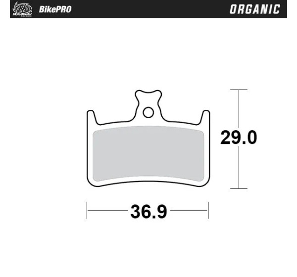 MOTO-MASTER Bremsbeläge - BRAKE PAD ORGANIC