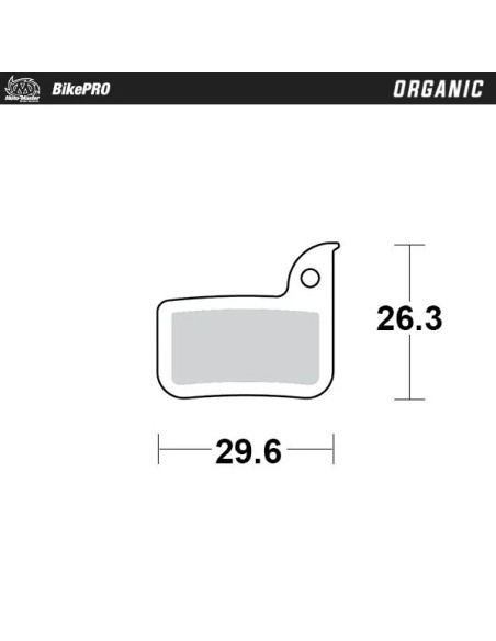 MOTO-MASTER Bremsbeläge - BRAKE PAD ORGANIC