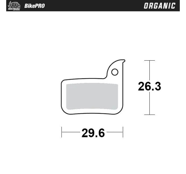 MOTO-MASTER Bremsbeläge - BRAKE PAD ORGANIC