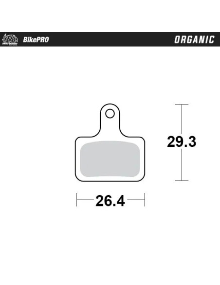 MOTO-MASTER Bremsbeläge - BRAKE PAD ORGANIC