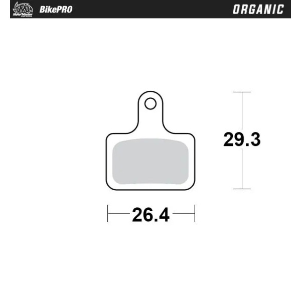 MOTO-MASTER Bremsbeläge - BRAKE PAD ORGANIC