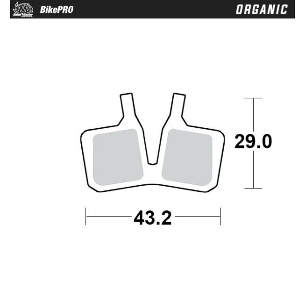 MOTO-MASTER Bremsbeläge - BRAKE PAD ORGANIC