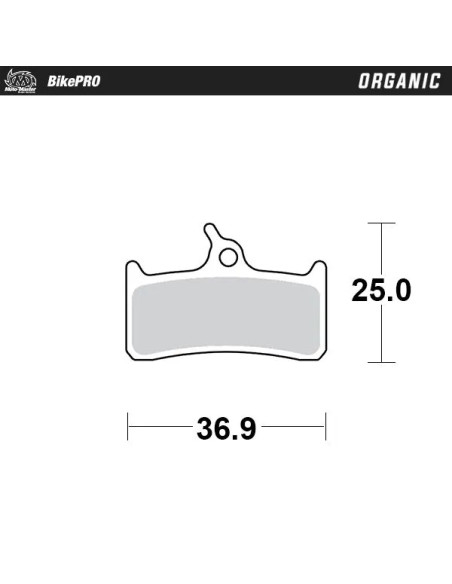 MOTO-MASTER Bremsbeläge - BRAKE PAD ORGANIC