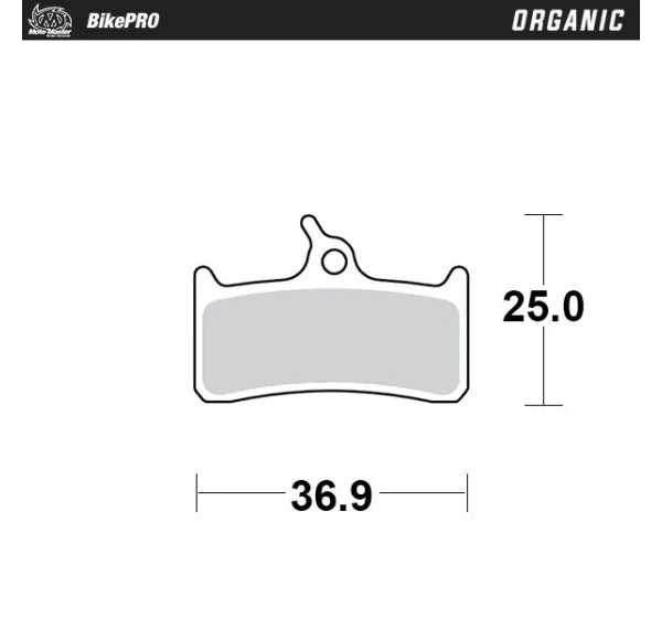 MOTO-MASTER Bremsbeläge - BRAKE PAD ORGANIC