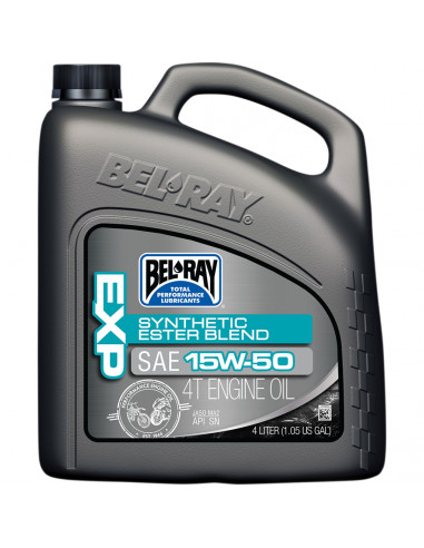 BEL-RAY EXP HALBSYNTHETISCHE ESTER-MISCHUNG 4-TAKT-MOTORENÖL 15W-50 4 LITER Bild 2 BEL-RAY EXP HALBSYNTHETISCHE ESTER-MISCHUNG 4-TAKT-MOTORENÖL 15W-50 4 LITER Bild 2