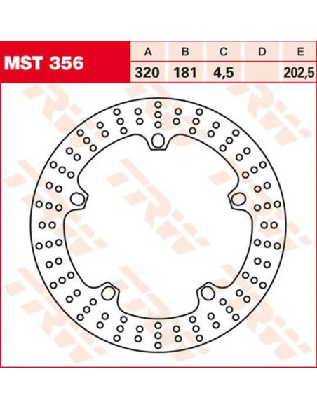TRW Bremsscheiben für BMW R NINE T ABS 2014-2023
