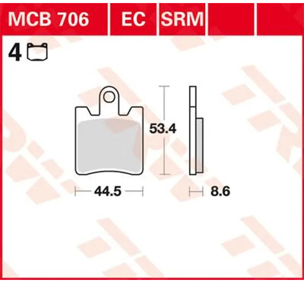 TRW Bremsbeläge & Bremsbacken für YAMAHA FJR 1300 ABS 2006-2020