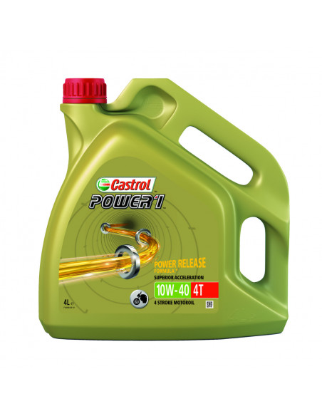 CASTROL POWER 1 4-TAKT SAE 10W40 TEILSYNTHETISCH 4 LITER Bild 2