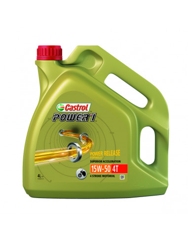 CASTROL POWER 1 4-TAKT SAE 15W50 TEILSYNTHETISCH 4 LITER