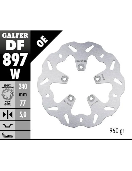 GALFER Bremsscheiben - Detailansicht
