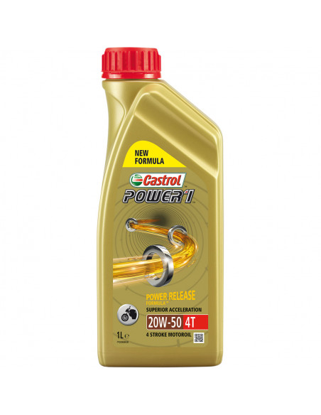 CASTROL POWER 1 4-TAKT SAE 20W50 TEILSYNTHETISCH 1 LITER