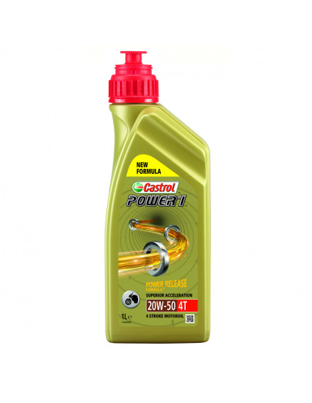 CASTROL POWER 1 4-TAKT SAE 20W50 TEILSYNTHETISCH 1 LITER Bild 2