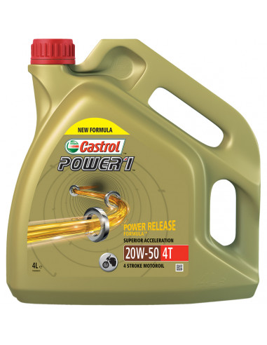 CASTROL POWER 1 4-TAKT SAE 20W50 TEILSYNTHETISCH 4 LITER