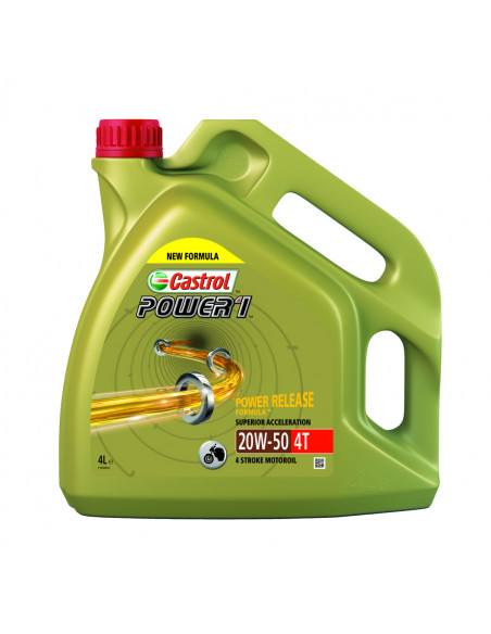 CASTROL POWER 1 4-TAKT SAE 20W50 TEILSYNTHETISCH 4 LITER Bild 2