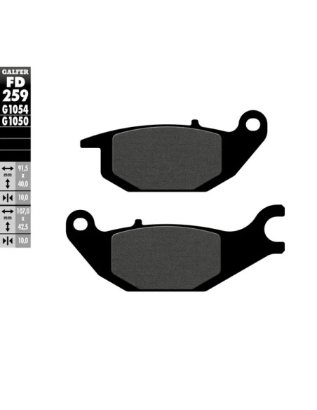 GALFER Bremsbeläge & Bremsbacken für HONDA XL 125 V 2001-2016