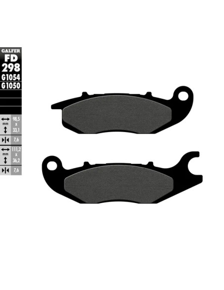 GALFER Bremsbeläge & Bremsbacken für HONDA CBR 125 R 2004-2016