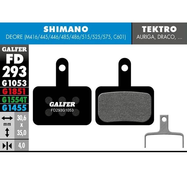 GALFER Bremsbeläge - BRAKE PAD PERFORMANCE