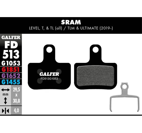 GALFER Bremsbeläge - BRAKE PAD PERFORMANCE