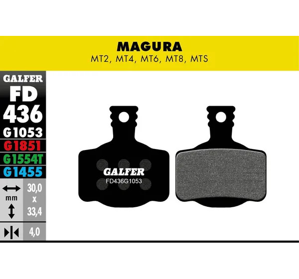 GALFER Bremsbeläge - BRAKE PAD PERFORMANCE