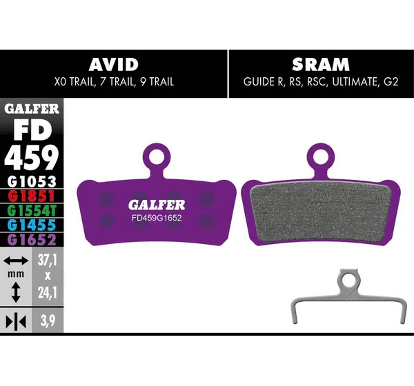 GALFER Bremsbeläge - BRAKE PAD E-BIKE