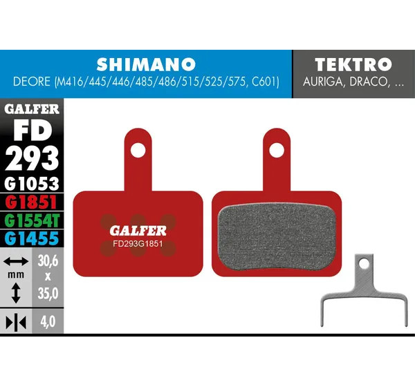 GALFER Bremsbeläge - BRAKE PAD ADVANCED