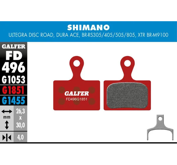 GALFER Bremsbeläge - BRAKE PAD ADVANCED