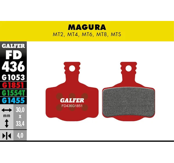 GALFER Bremsbeläge - BRAKE PAD ADVANCED