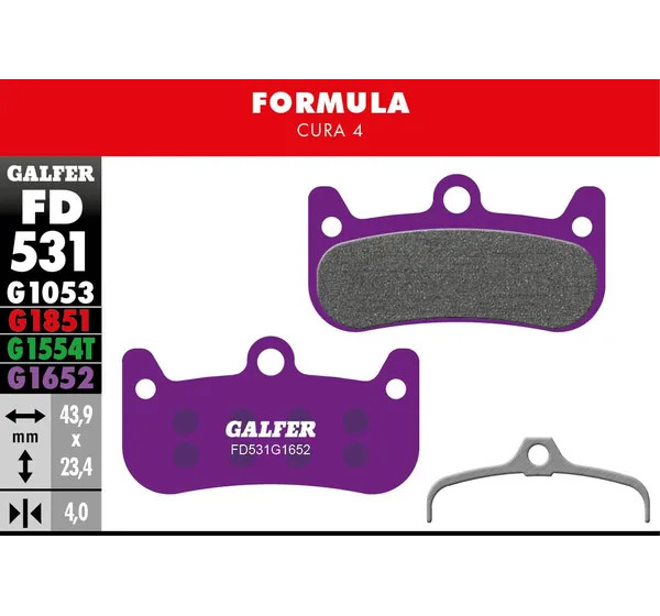 GALFER Bremsbeläge - BRAKE PAD E-BIKE