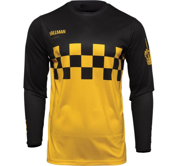 THOR Jerseys - JRSY DIFFER CHEQ YL/BK SM