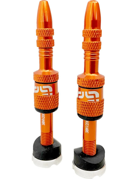 E*THIRTEEN Schlauchlosreifen & Zubehörteile - QUICKFILL VALVES 16-24MM ORANG