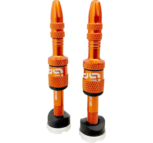 E*THIRTEEN Schlauchlosreifen & Zubehörteile - QUICKFILL VALVES 23-31MM ORANG