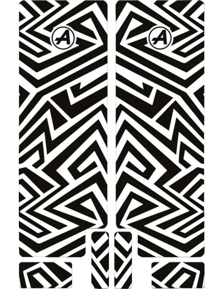 ALGIS Rahmenschutz - FORK DECAL BK LINES MAT