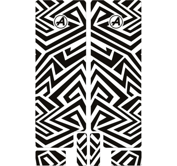 ALGIS Rahmenschutz - FORK DECAL BK LINES MAT