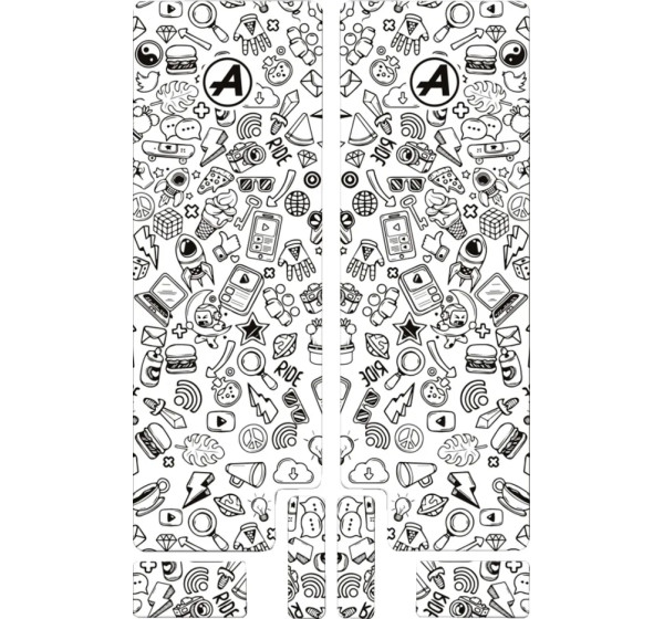 ALGIS Rahmenschutz - FORK DECAL BK ICON MAT