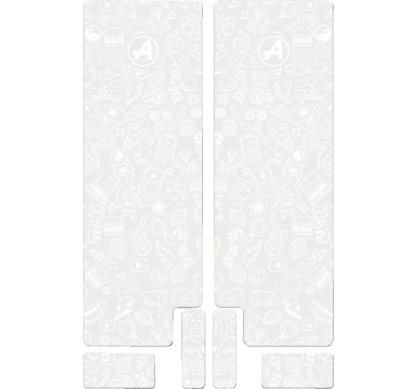ALGIS Rahmenschutz - FORK DECAL WT ICON MAT
