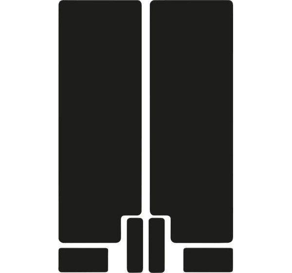 ALGIS Rahmenschutz - FORK DECAL BK GLOSS