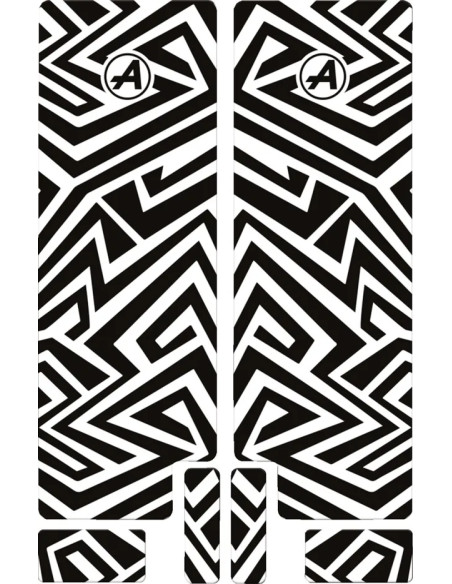 ALGIS Rahmenschutz - FORK DECAL BK LINES GLOSS