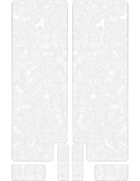 ALGIS Rahmenschutz - FORK DECAL WT ICON GLOSS