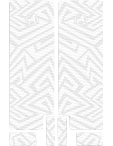 ALGIS Rahmenschutz - FORK DECAL TEXTURED WT LINES