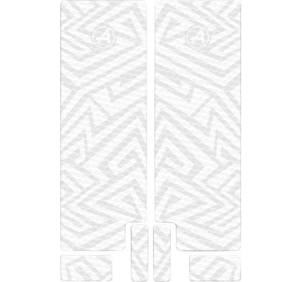 ALGIS Rahmenschutz - FORK DECAL TEXTURED WT LINES