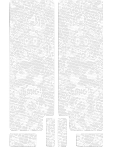 ALGIS Rahmenschutz - FORK DECAL TEXTURED WT COMIC